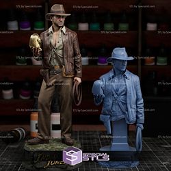Indiana Jones with Rope STL Files