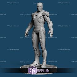 Iron Man MK7 STL Files Standing