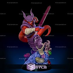 Janemba in Battle Ready to 3D Print Dragonball