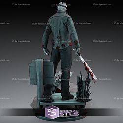 Jason Voorhees Diorama Halloween Theme STL Files 3D Model