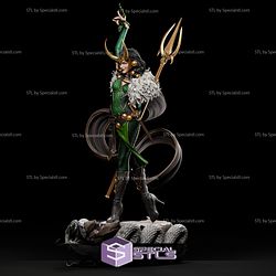 Lady Loki Standing STL Files 3D Model