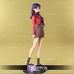 Misato Katsuragi Jacket Standing Ready to 3D Print