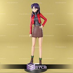 Misato Katsuragi Jacket Standing Ready to 3D Print