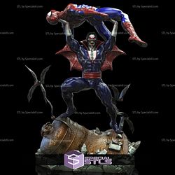 Morbius Defeat Spiderman Ready to 3D Print 3D Model