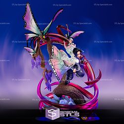 Shinobu Kocho Butterfly Diorama Ready to 3D Print