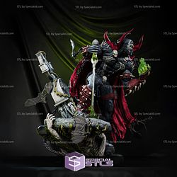 Spawn and Sword Ready to 3D Print 3D Model