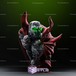 Spawn Bust Ready to 3D Print