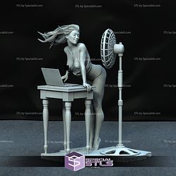 Woman Summer Girl Ready to 3D Print