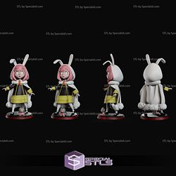 Yor Forger Thicc Bunny Version and Anya Ready to 3D Print