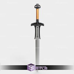 Cosplay STL Files Conan the Barbarian Sword 3D Print Wearable