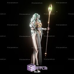 Elf Mage STL Files Fanart