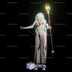 Elf Mage STL Files Fanart