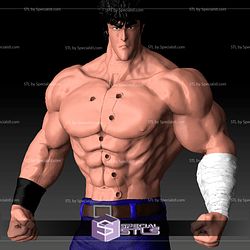 Kenshiro Standing STL Files Fist of the North Star