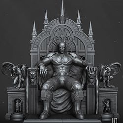 Batman On Throne from DC