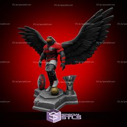 Mascot Flamengo Wings Ready to Print