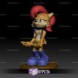 Sally Acorn Sonic Joystick Holder Ready to 3D Print