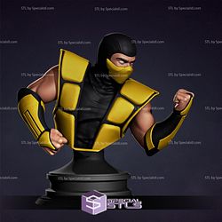 Scorpion Classic Bust Ready to 3D Print