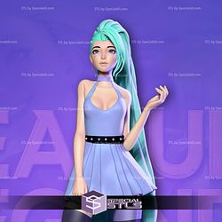 Seraphine League of Legends 3D Model Ready To Print
