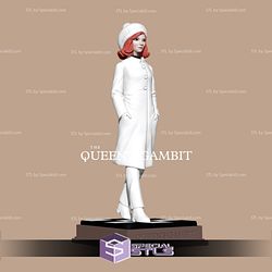 The Queen Gambit Winter Suit 3D Model