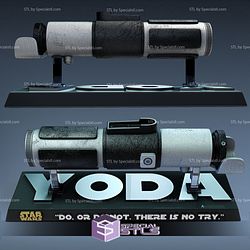 Yoda Lightsaber Ready to Print Starwars