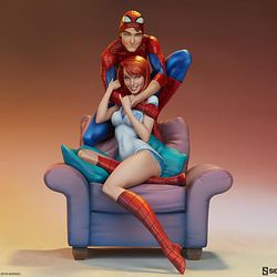 Mary Jane and Spiderman from Marvel