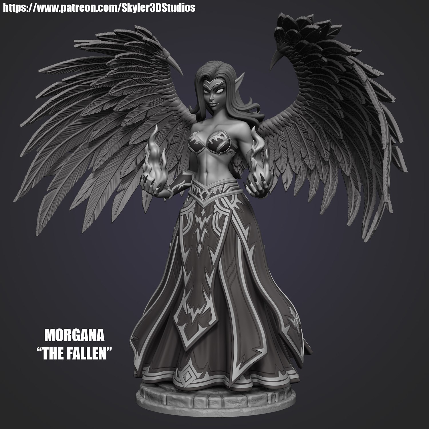 Morgana The Fallen Angel Stylized Version