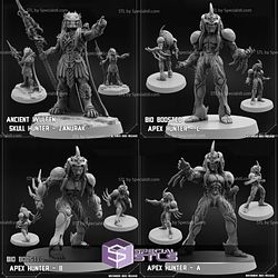 November 2023 SciFi PapSikels Miniatures