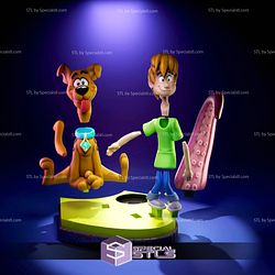 A Pup Named Scooby Doo and Shaggy Ready to 3D Print