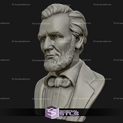 Abraham Lincoln Bust Ready to 3D Print