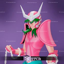 Andromeda Shun Pink Saint Seiya 3D Printing Figurine