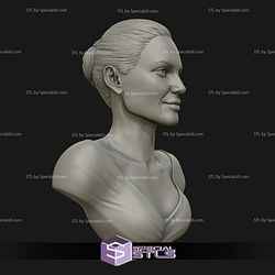 Angelina Jolie Bust 3D Model