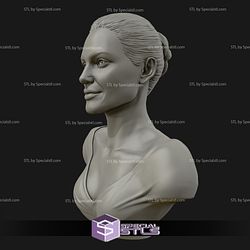 Angelina Jolie Bust 3D Model