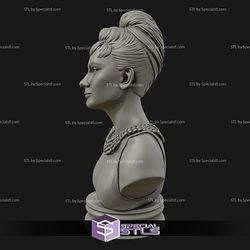 Audrey Hepburn Bust Ready to 3D Print