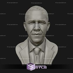 Barack Obama Bust 3D Model