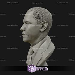 Barack Obama Bust 3D Model