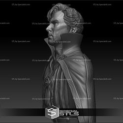 Benedict Cumberbatch Doctor Strange Bust Ready to 3D Print