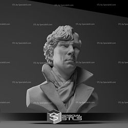 Benedict Cumberbatch Sherlock Bust Ready to 3D Print