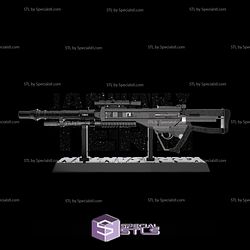 Black Krrsantan Wookie Rifle Star Wars 3D Models