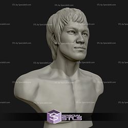 Bruce Lee Bust Ready to 3D Print