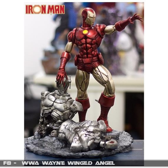 Classic Ironman vs Ultron from Marvel