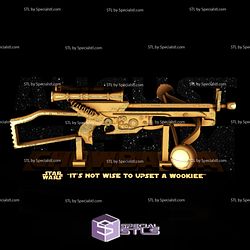 Chewbacca Bowcaster Starwars 3D Model