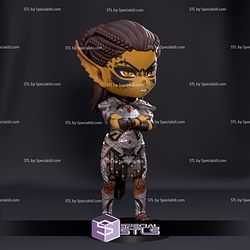 Chibi Lae Zel Baldurs Gate 3 3D Printing Figurine