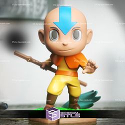 Chibi STL Collection - Aang Avatar Ready to Print