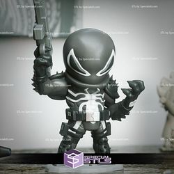 Chibi STL Collection - Agent Venom Ready to Print