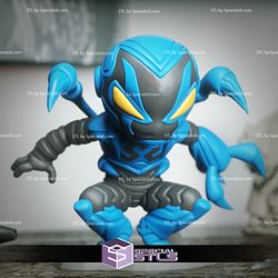 Chibi STL Collection - Blue Beetle Ready to Print