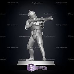 Clone Trooper Defender Starwars Various Version Ready to 3D Print