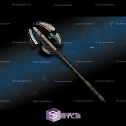 Cosplay STL Files Azog Mace 3D Print