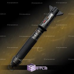 Cosplay STL Files Baylan Skoll Lightsaber 3D Print