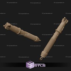 Cosplay STL Files Baylan Skoll Lightsaber 3D Print