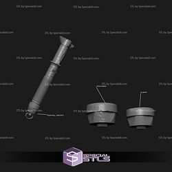 Cosplay STL Files Baylan Skoll Lightsaber 3D Print